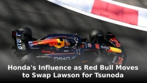 Honda's Influence as Red Bull Moves to Swap Lawson for Tsunoda