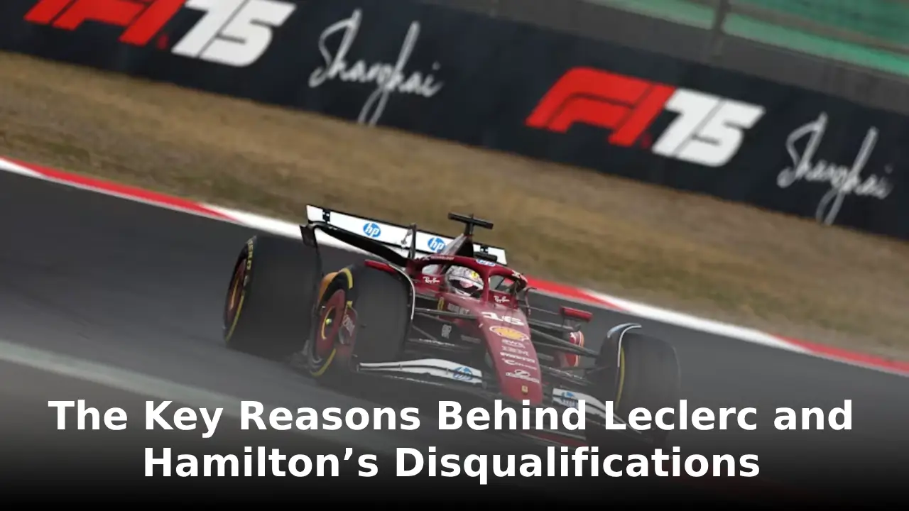 Key Reasons Behind Leclerc and Hamilton’s Disqualifications
