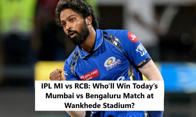 MI vs RCB IPL 2025 match at Wankhede Stadium