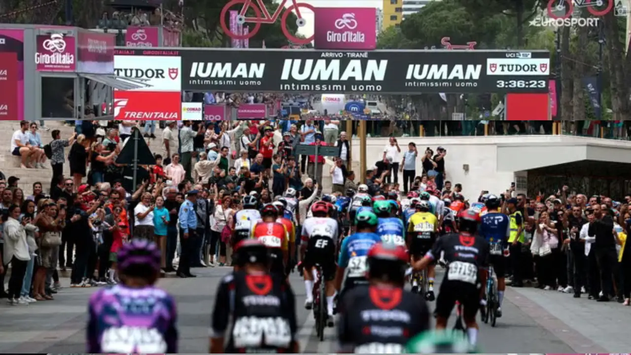 Giro d’Italia 2025 Stage 1 Finish in Tirana