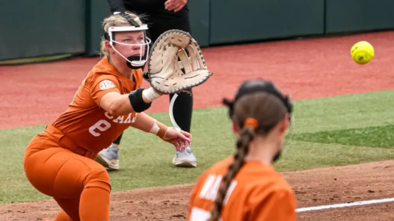Texas vs Clemson softball Super Regional game action at McCombs Field
