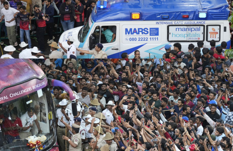 RCB victory parade stampede at Chinnaswamy Stadium, Bengaluru